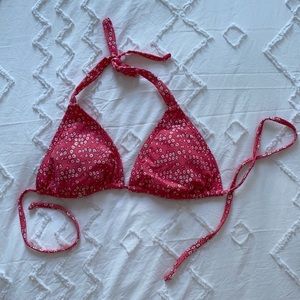 floral bikini top